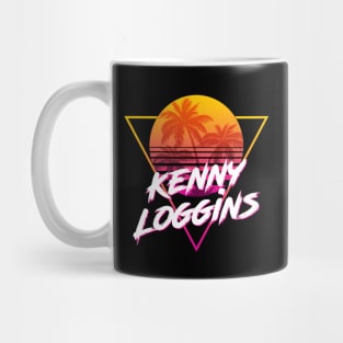 Kenny Loggins - Proud Name Retro 80s Sunset Aesthetic Design Mug